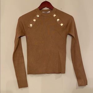 Zara Button Sweater